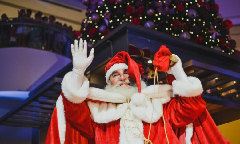 Papai Noel chega ao Natal Shopping