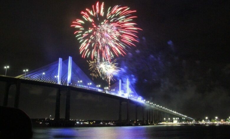 Mudanças no trânsito da Ponte Newton Navarro e Ponta Negra durante queima de fogos