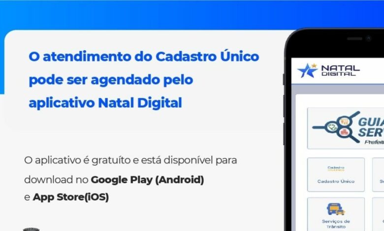 Agendamento do CadÚnico em Natal agora é feito exclusivamente por aplicativo