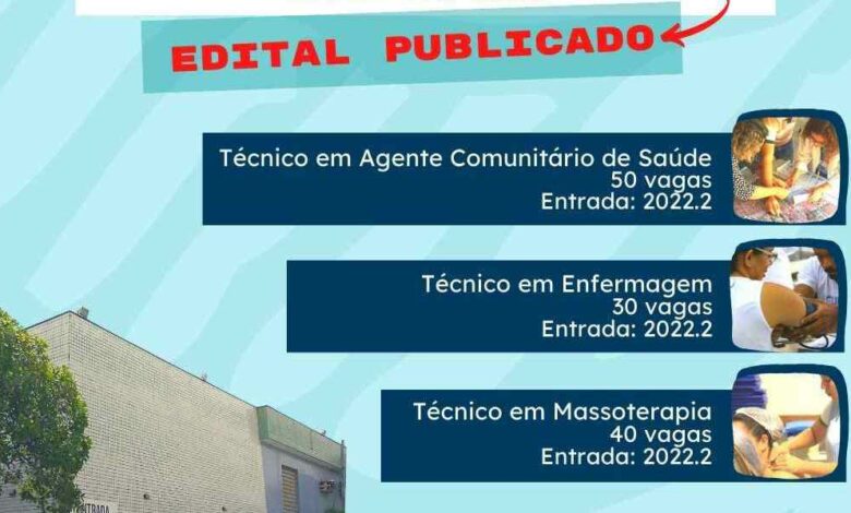 Escola de Saúde da UFRN abre 120 vagas em cursos técnicos