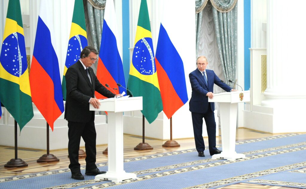 jair bolsonaro e vladimir putin