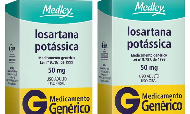 Farmacêutica Medley recolhe Losartana do mercado