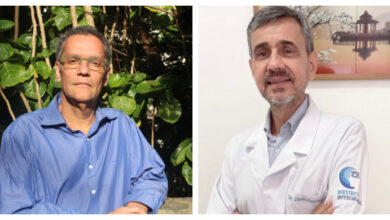 Medicos Luiz Queiroz azul e Italo Almeida branco Credito Divulgacao