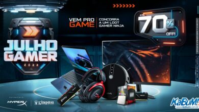 Julho Gamer na KaBuM! com ofertas de até 70% de desconto