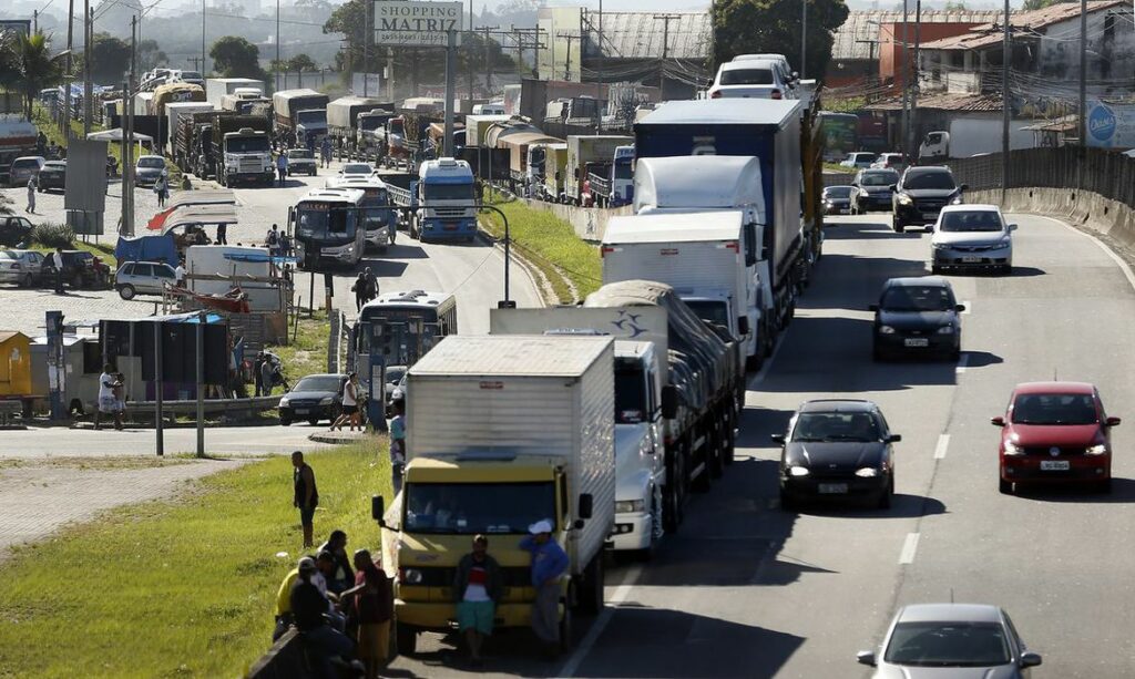 auxílio para caminhoneiros