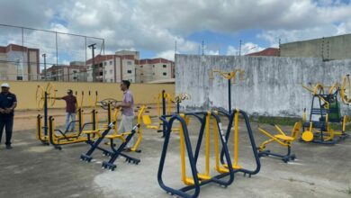 Em Parnamirim, academia ao ar livre do Parque das Nações é reinstalada