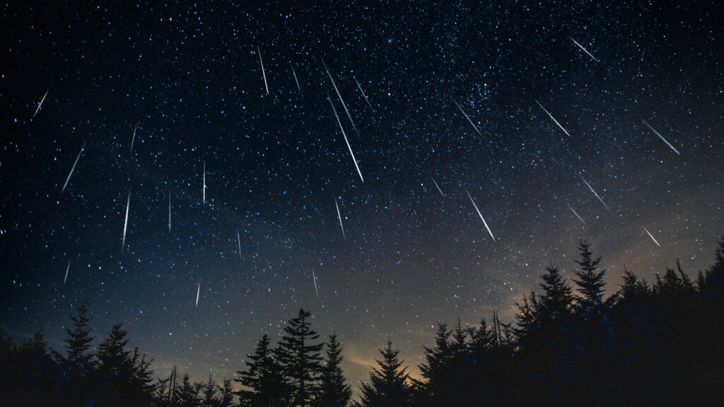 chuva de meteoros Leônidas