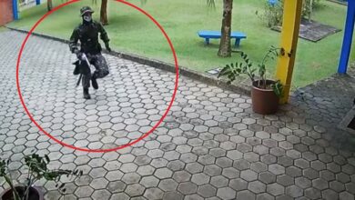 Bandido que invadiu escolas atirando e preso no Espirito Santo