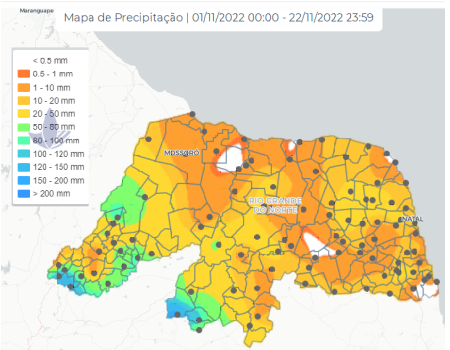 chuvas em novembro no rn