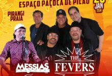 The Fevers com show de verão na praia de Pirangi