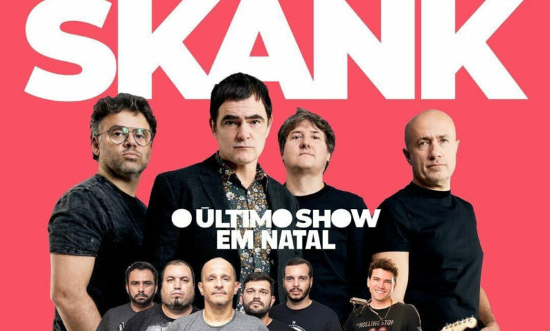 Dia 10 tem último show da banda Skank em Natal