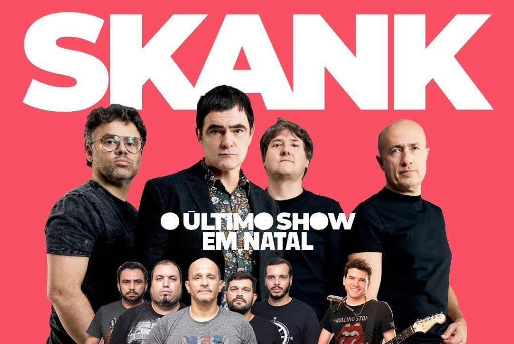 Dia 10 tem último show da banda Skank em Natal