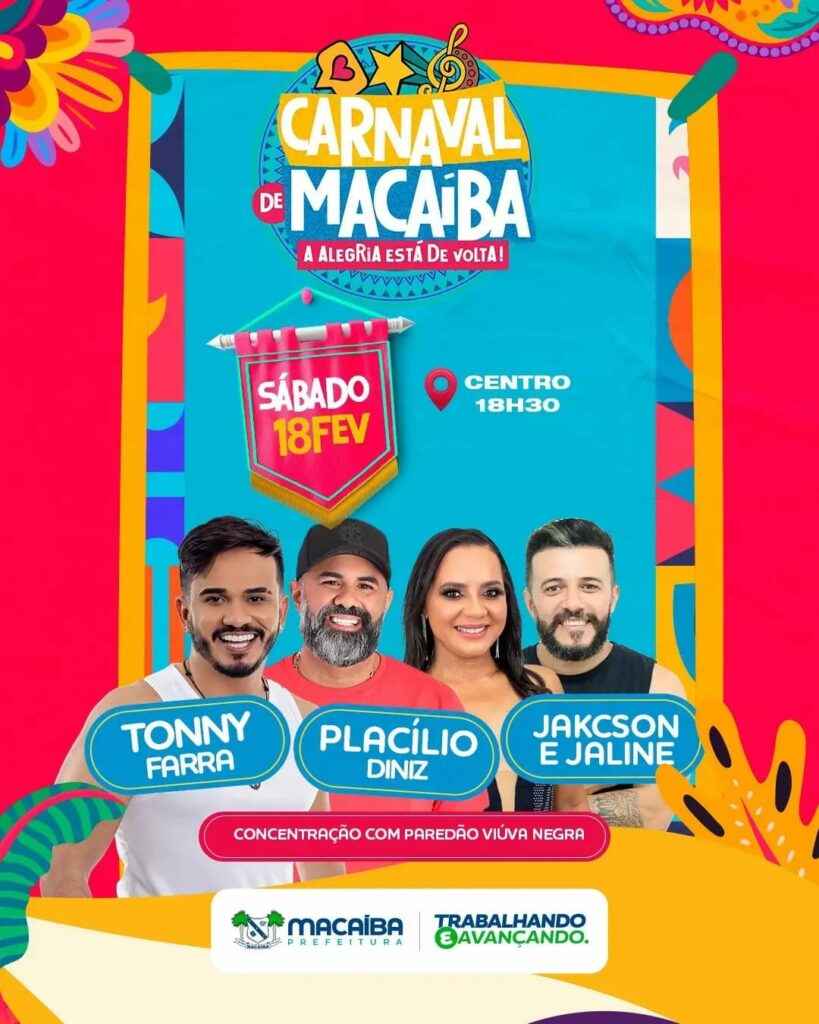 carnaval macaiba rn 2023 2