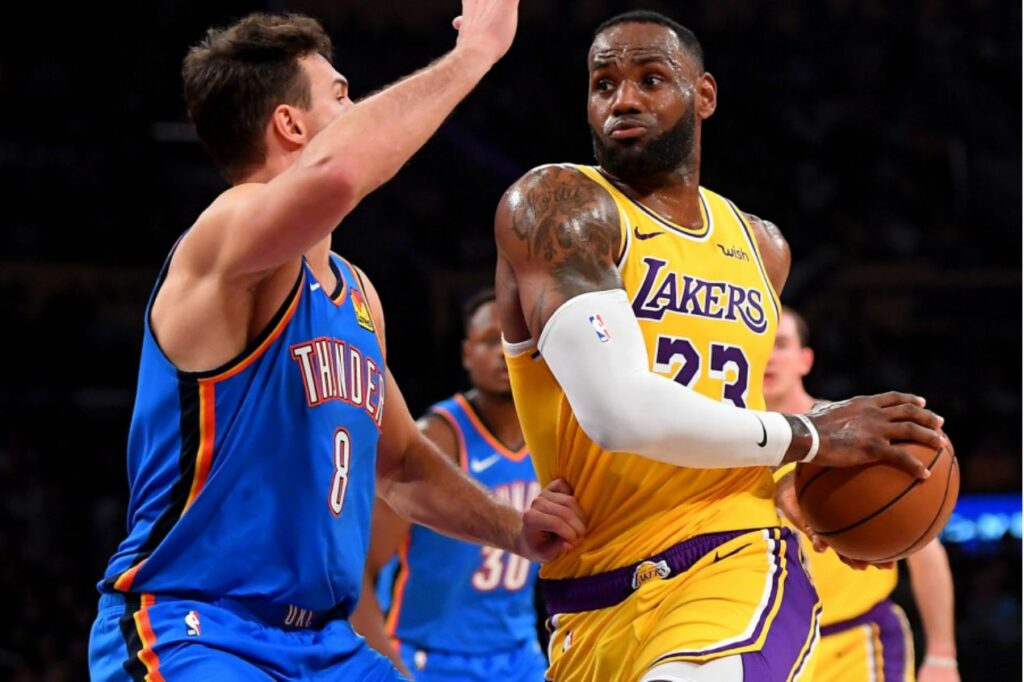 Los Angeles Lakers x Oklahoma City Thunder ao vivo e palpites