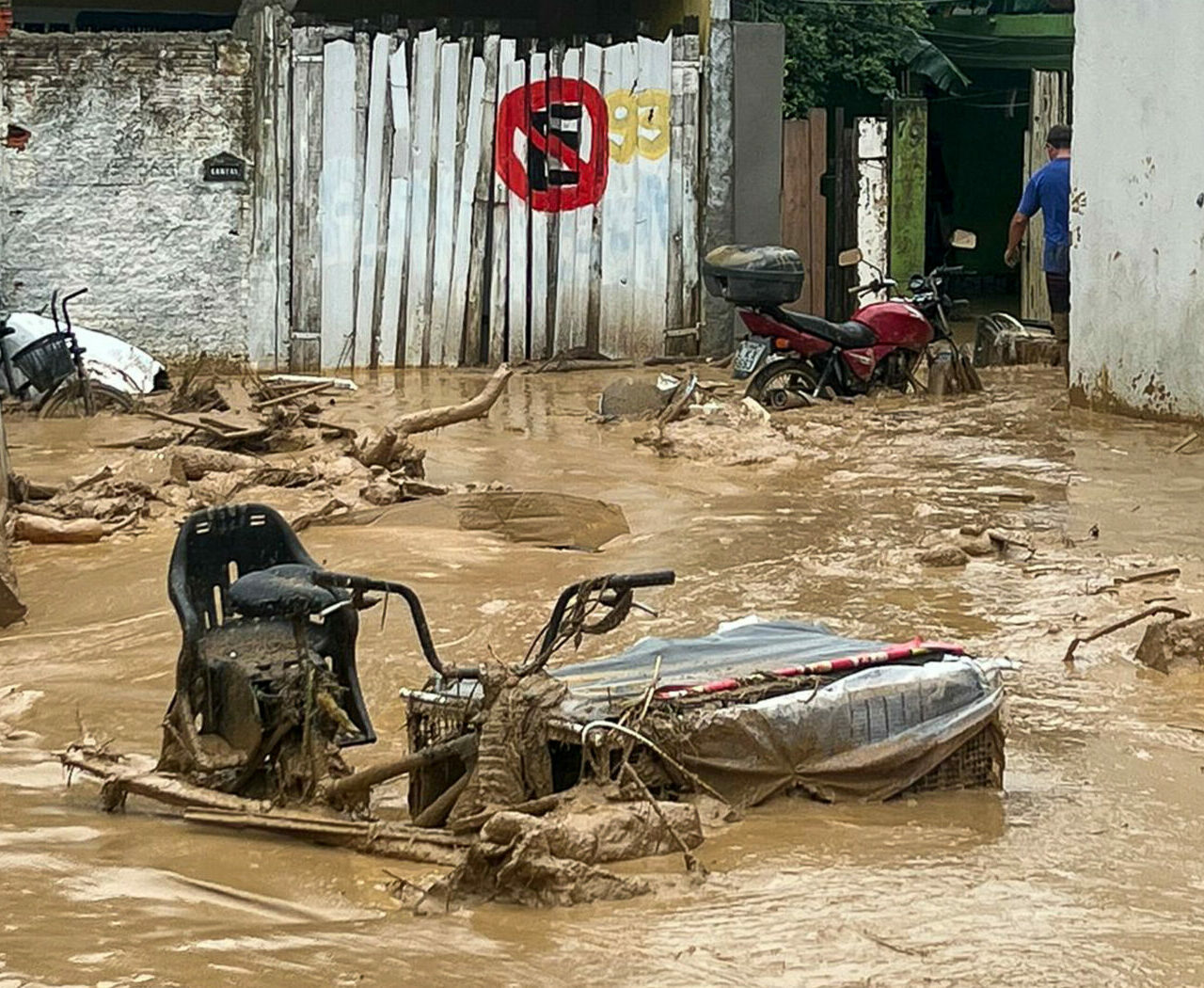 temporal no litoral de SP