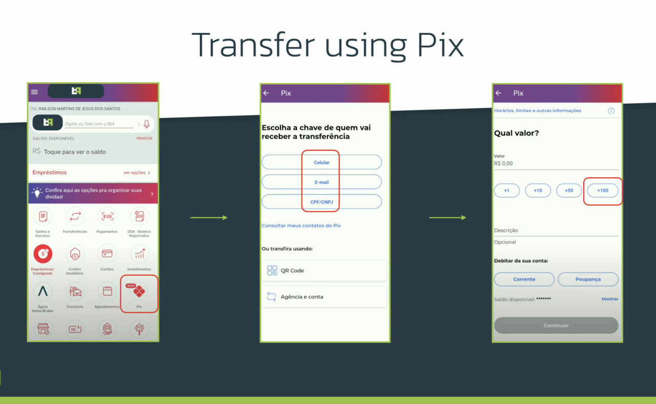 BrasDex intercepta transferências via Pix e altera valor e destinatário