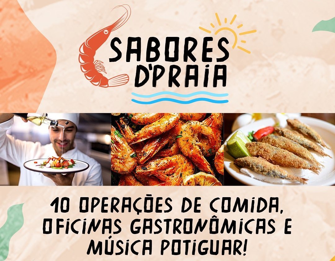 Festival Sabores D´Praia terá shows e espaço kids neste fim de semana