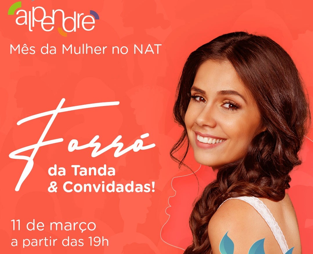 Natal Shopping recebe show de Tanda Macedo neste sábado