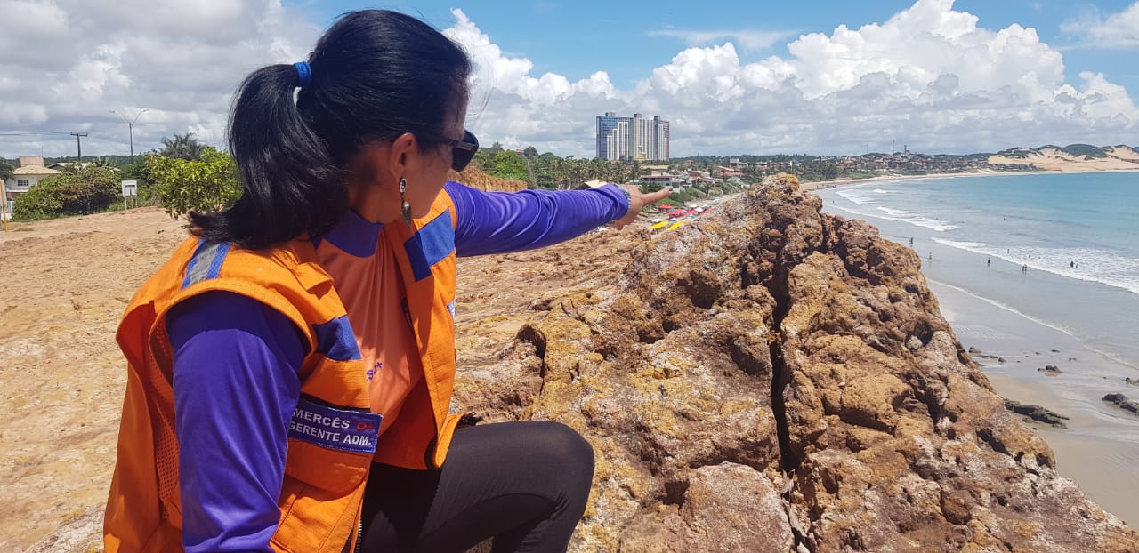 Parnamirim: falésias de praias apresentam alto risco de desabamento