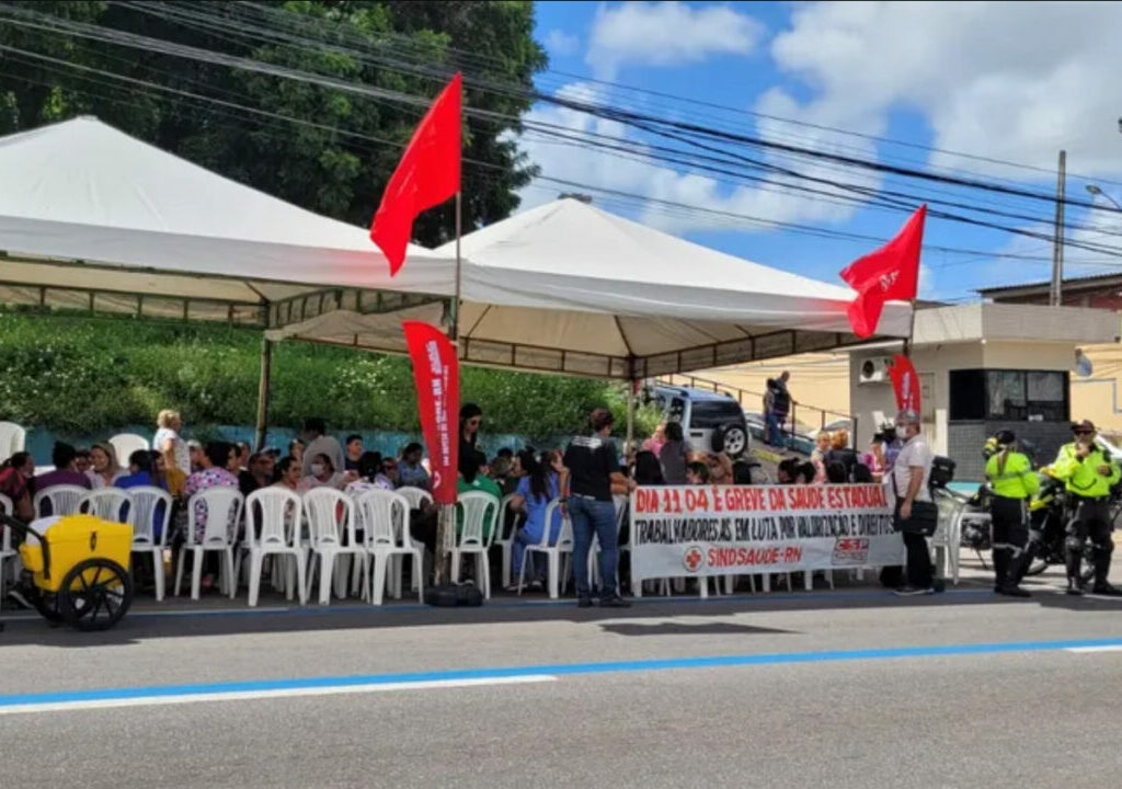 Servidores da Saúde entram em greve no RN