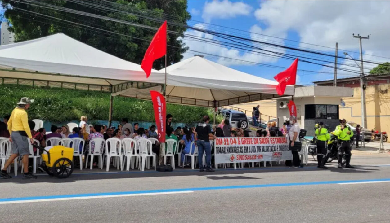 Servidores da Saúde entram em greve no RN