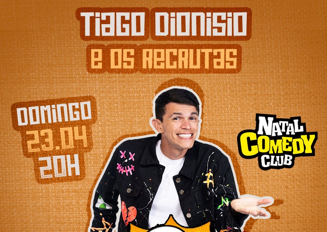 Talokudo e Tiago Dionisio são atrações do Natal Comedy Club