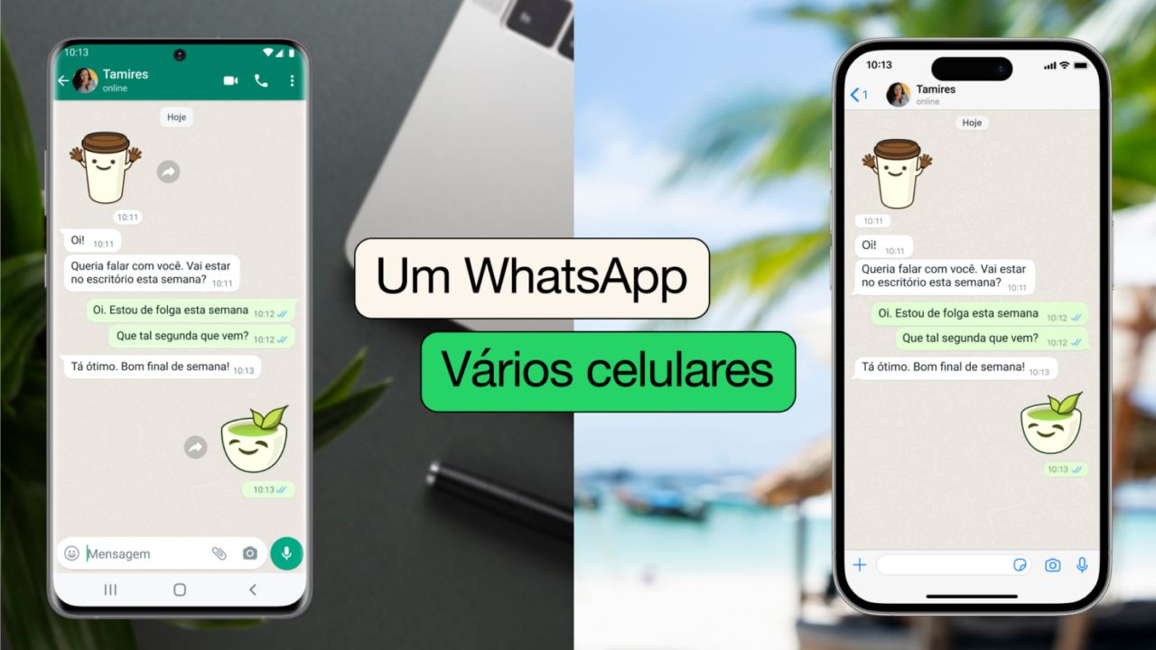 Uma única conta do WhatsApp poderá ser conectada em até 4 aparelhos