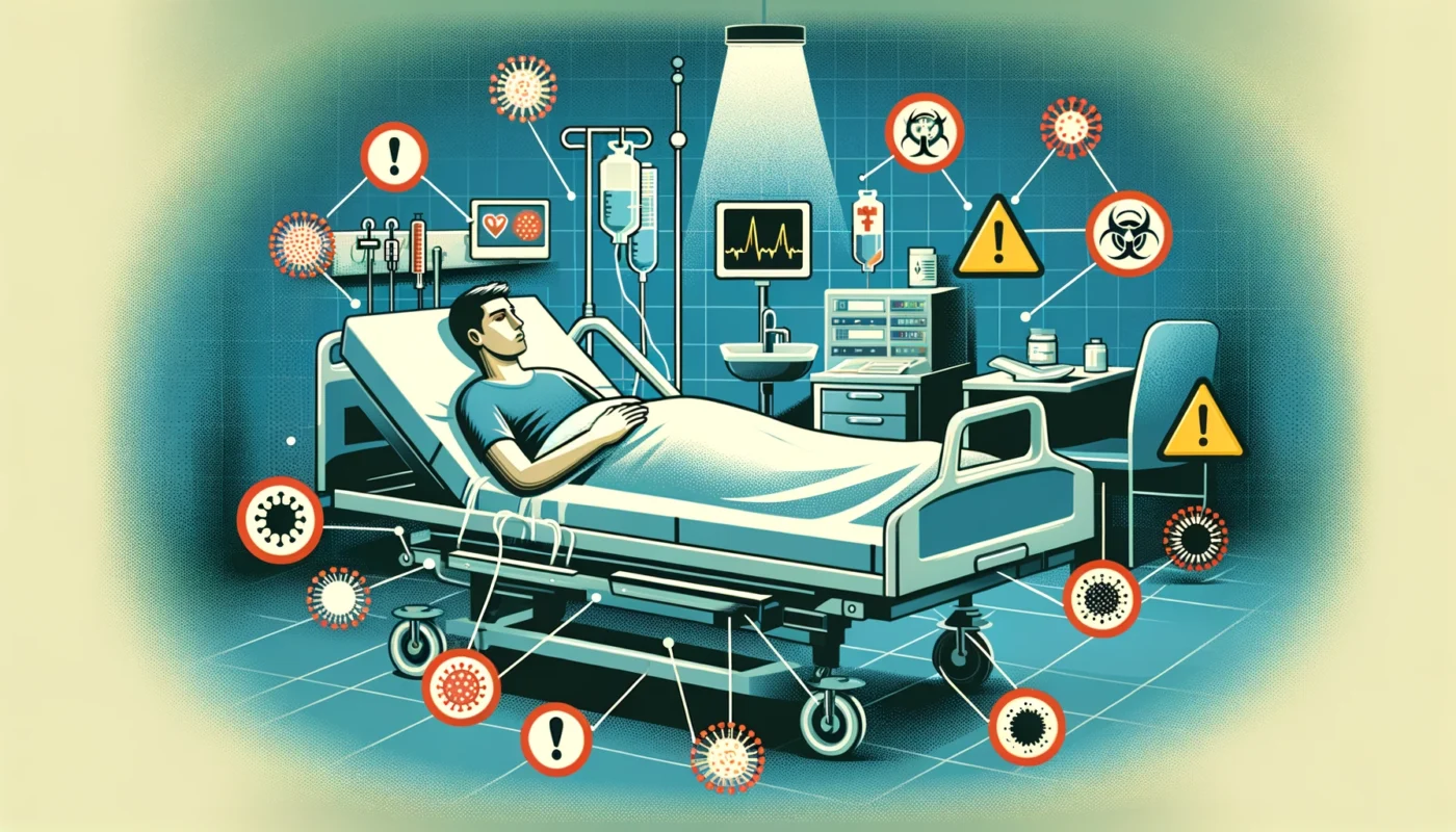 Febre, dores no corpo, mal-estar e dor de cabeça são alguns dos sintomas das duas doenças, mas Covid também pode causar dor de garganta, tosse e coriza (Imagem: Portal N10 / OpenAI)