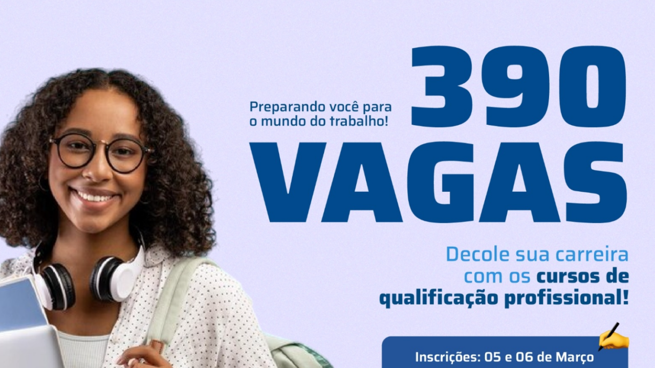 Prefeitura do Natal abre 390 vagas para cursos de qualificação profissional