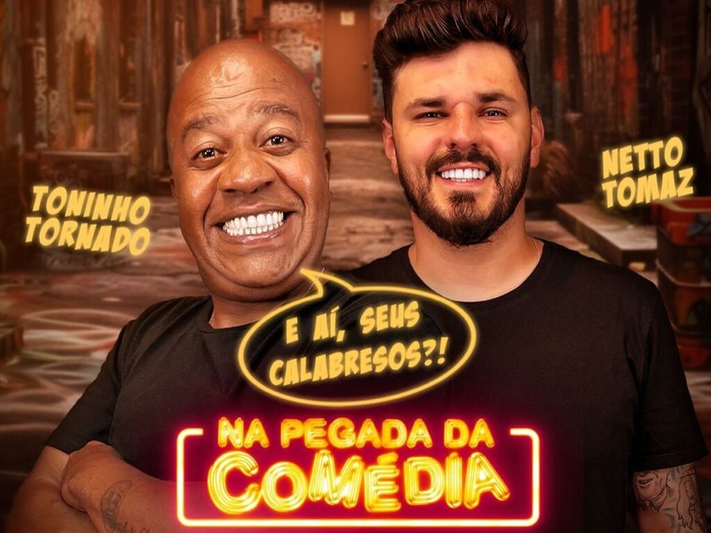 Toninho Tornado e Netto Tomaz apresentam espetáculo de humor em Natal