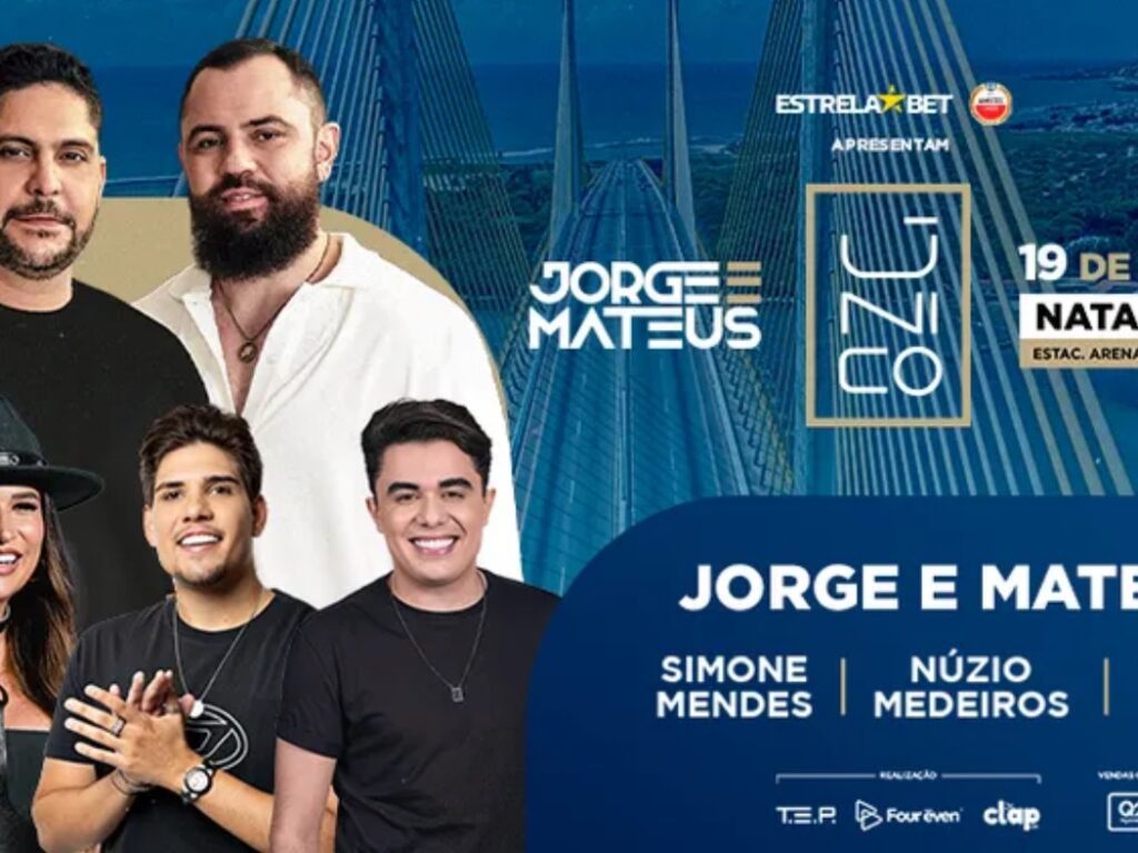 Show de Jorge e Mateus em Natal promete ser um dos maiores eventos sertanejos do ano