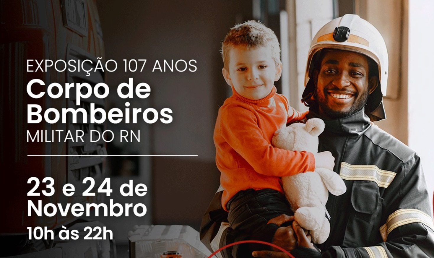 Bombeiros do RN celebram 107 anos com exposicao especial no Partage Norte Shopping