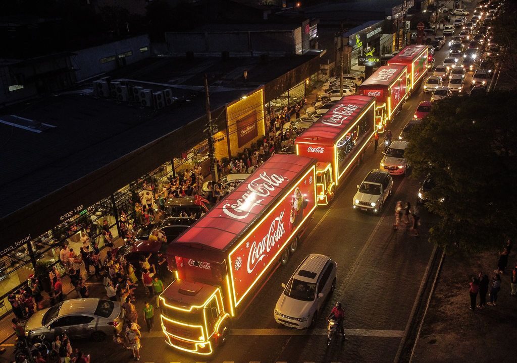 Caravana de Natal da Coca-Cola vai passar por mais de 50 cidades do Nordeste