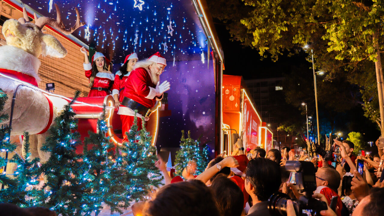 Caravanas de Natal da Coca-Cola chegam a Mossoró nesta quarta