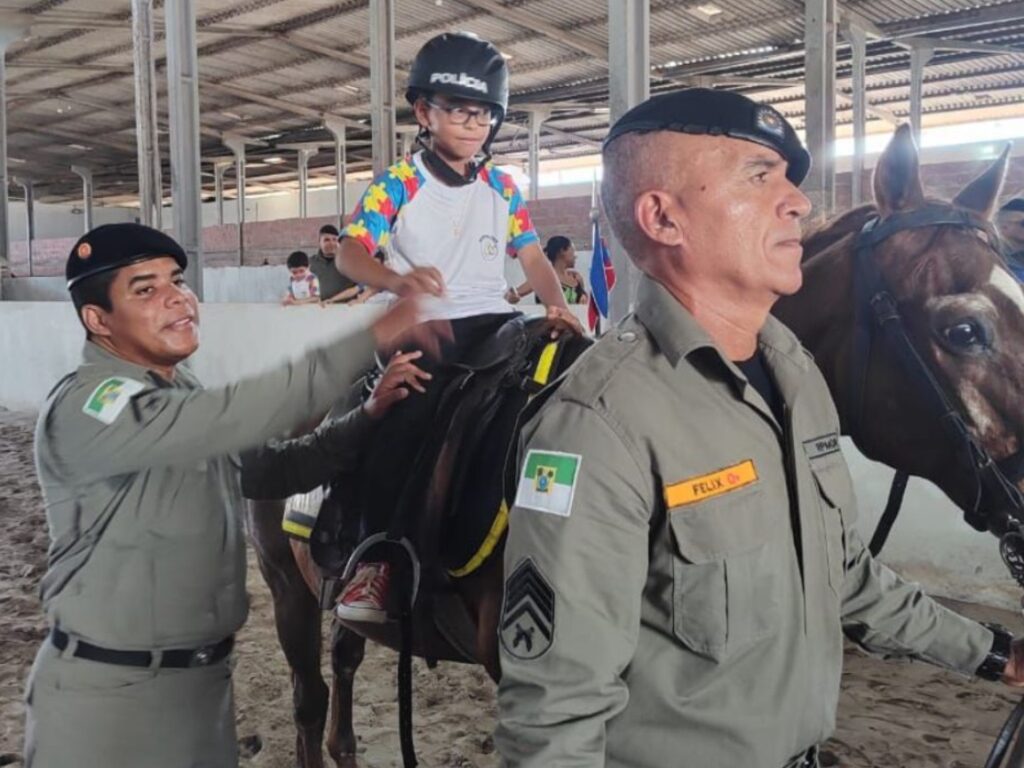 Centro de Equoterapia para atendimento a criancas e adolescentes com TEA e inaugurado em Natal