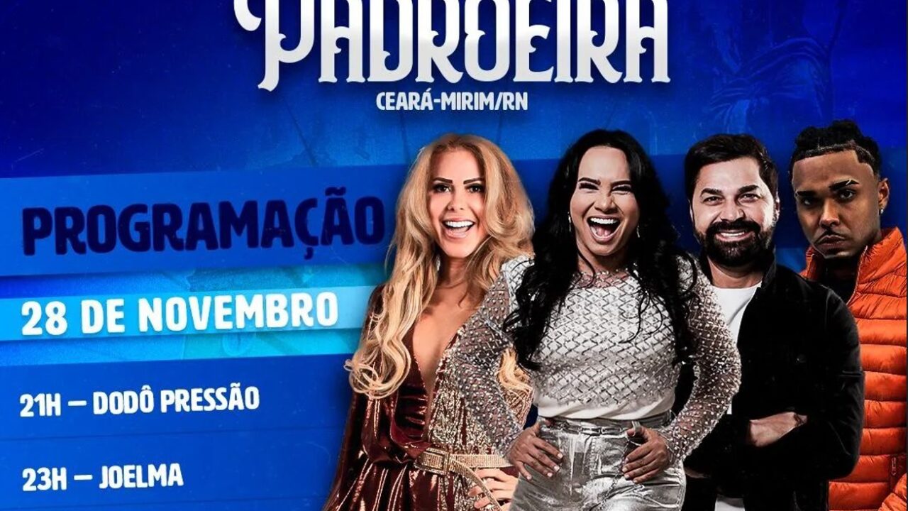 Festa da Padroeira de Ceara Mirim comeca com shows gratuitos de Joelma e Circuito Musical