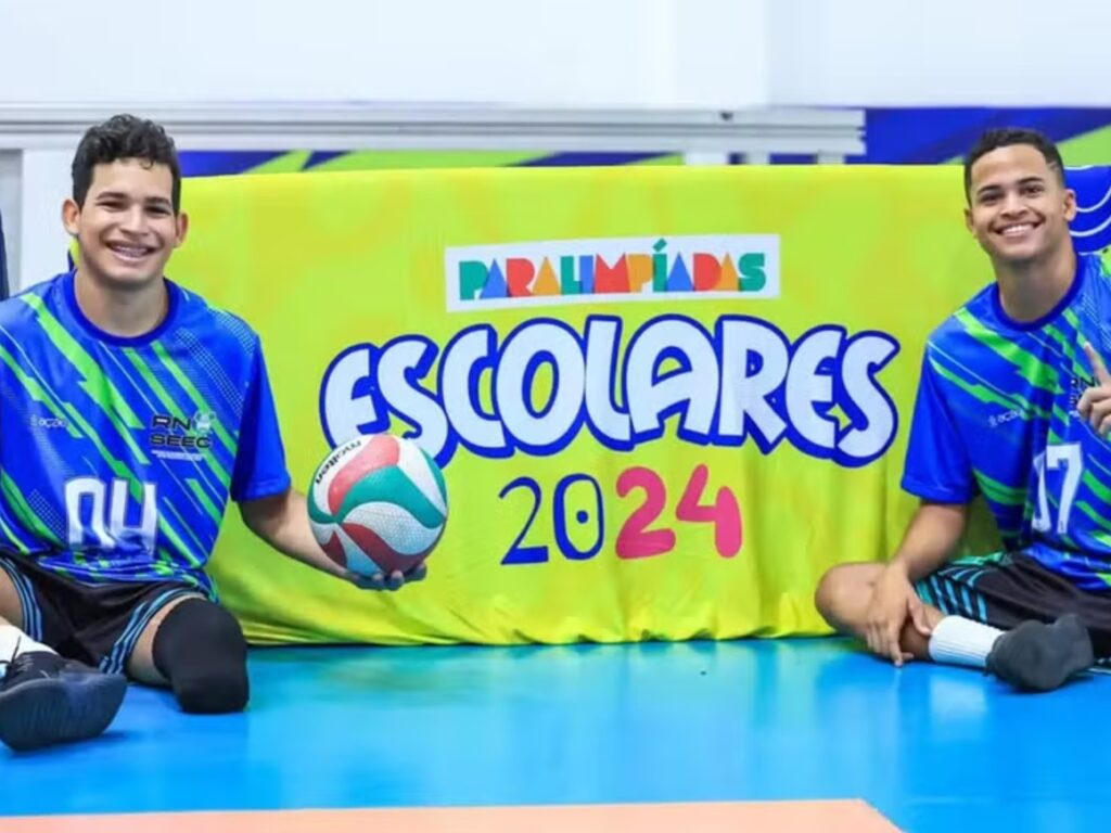 Um ano após acidente e amputação, dupla do RN estreia nas Paralimpíadas Escolares