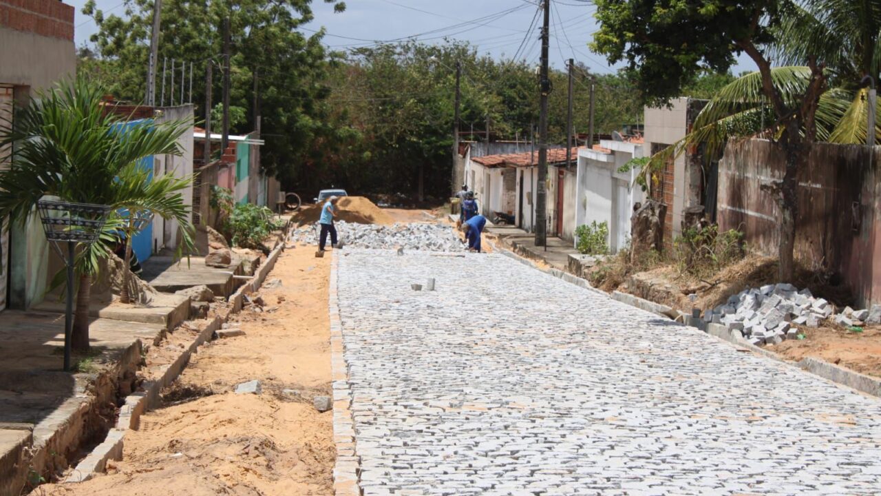 Prefeitura de São Gonçalo do Amarante segue com obras de infraestrutura no Bairro Jardins