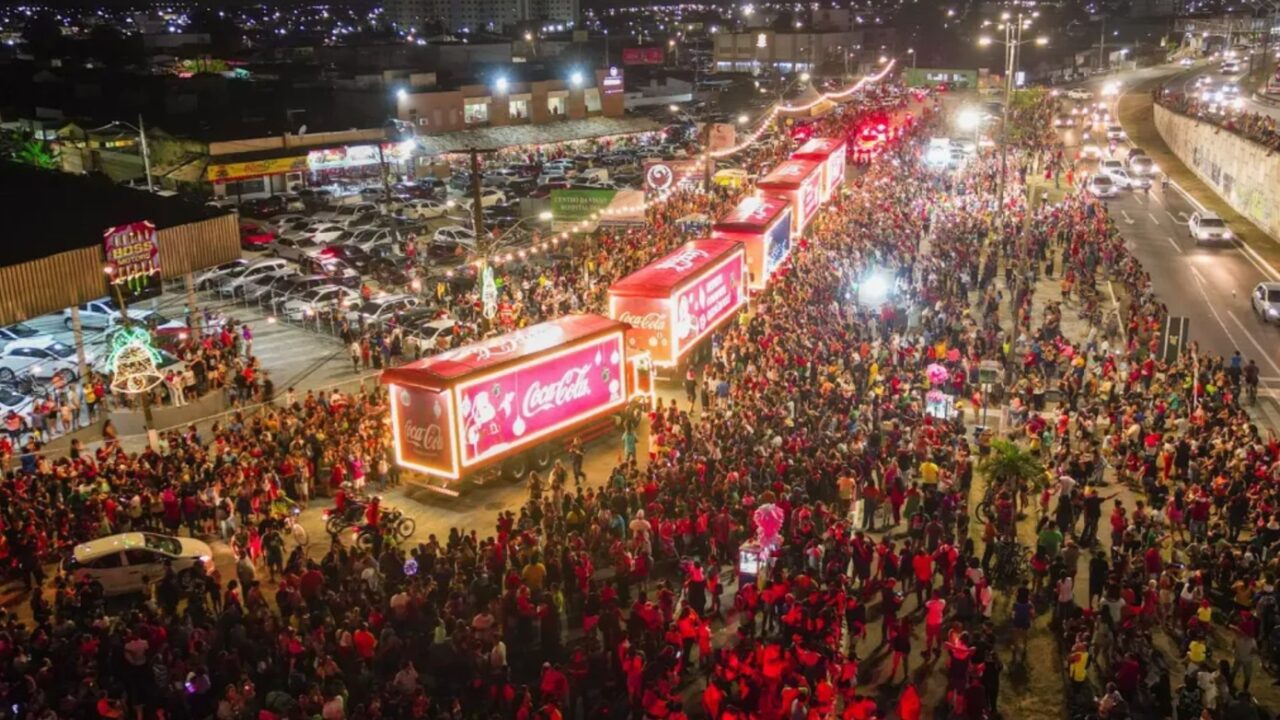 Caravana Coca-Cola amplia rota e passa pela Zona Norte de Natal pela primeira vez