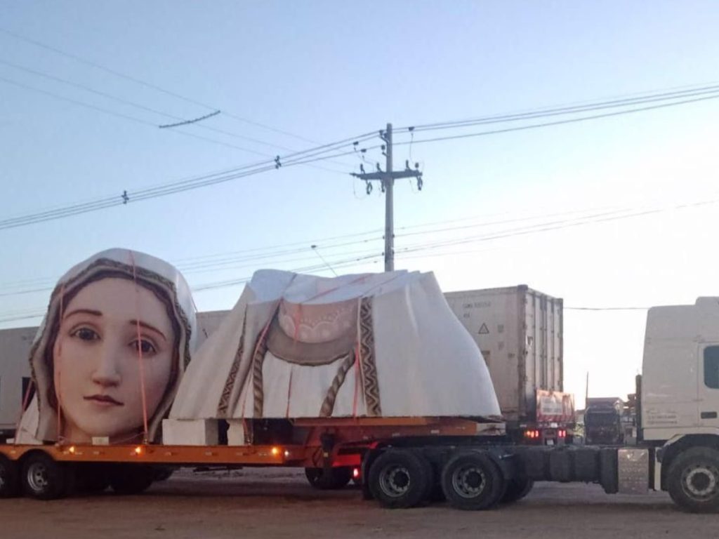 Imagem de Nossa Senhora de Fátima chega a zona Norte de Natal