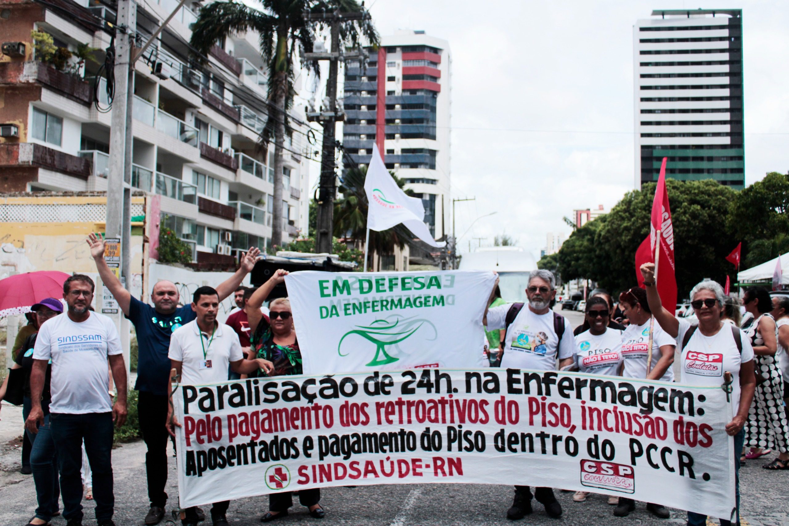 Profissionais da Enfermagem do RN anunciam paralisacao de 24 horas