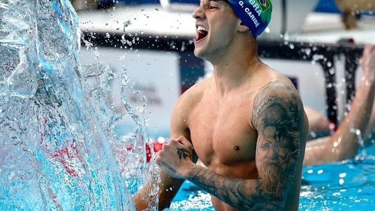 Guilherme Caribé é prata nos 100m livre no Mundial de piscina curta