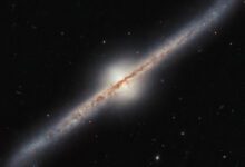 Hubble Captures an Edge-On Spiral with Curve Appeal