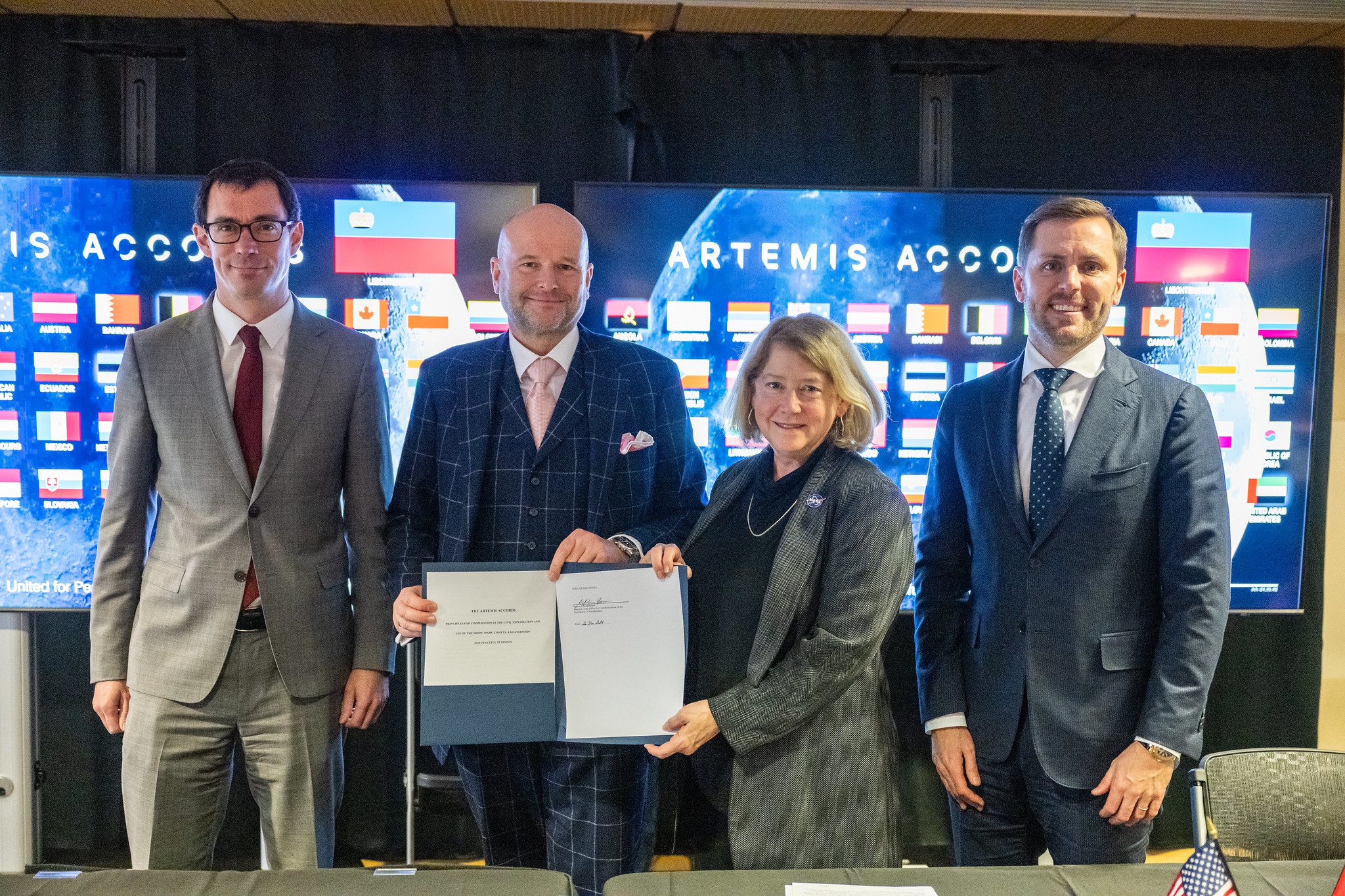 NASA Welcomes Liechtenstein as Newest Artemis Accords Signatory