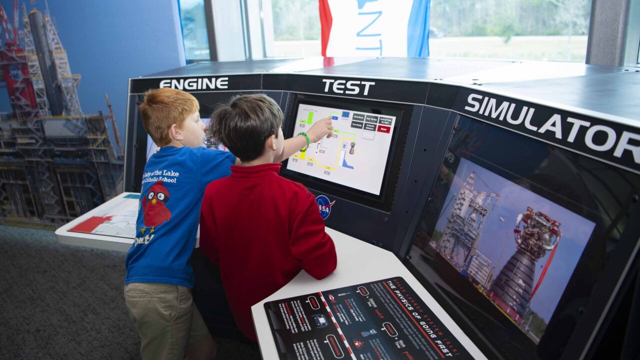 NASA Exhibit Puts Visitors in Test Conductor Seat