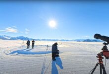 sol meia noite antartica terra plana