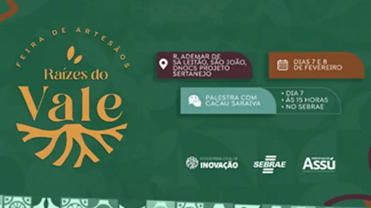 Feira Raízes do Vale impulsiona artesanato regional em Assú