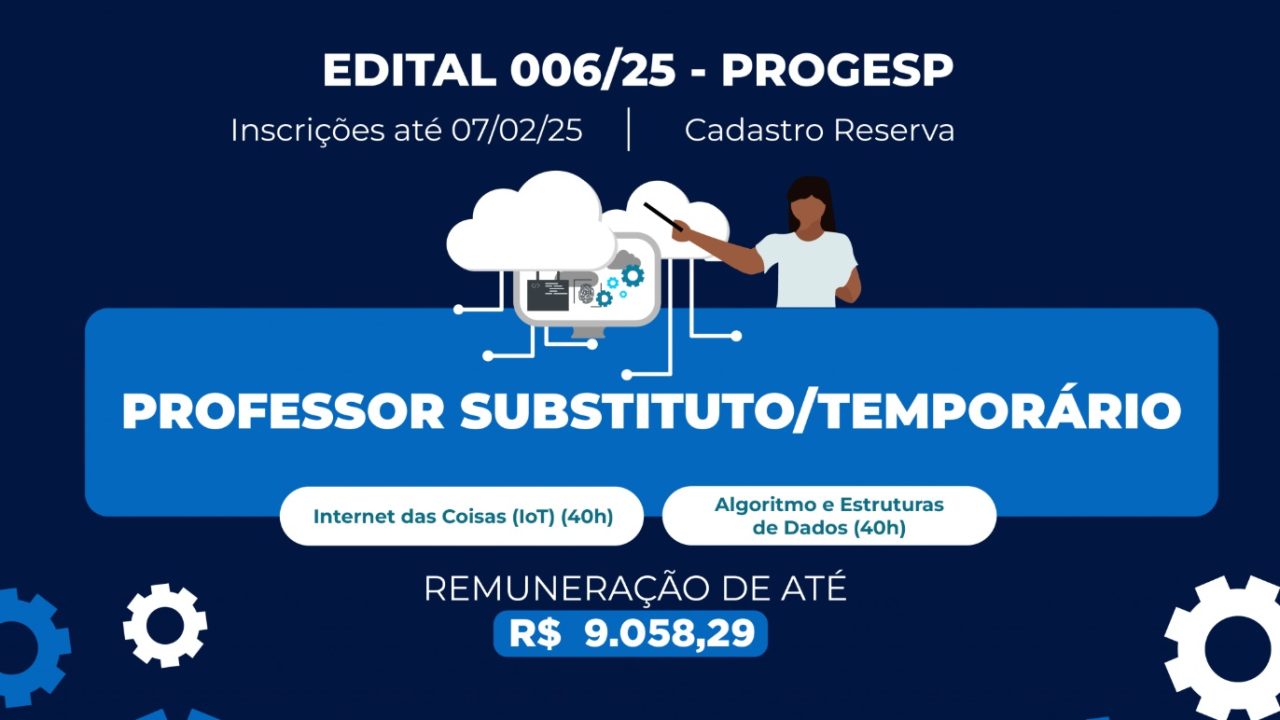 IMD abre seleção para professor substituto na área de TI