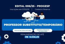 IMD abre seleção para professor substituto na área de TI