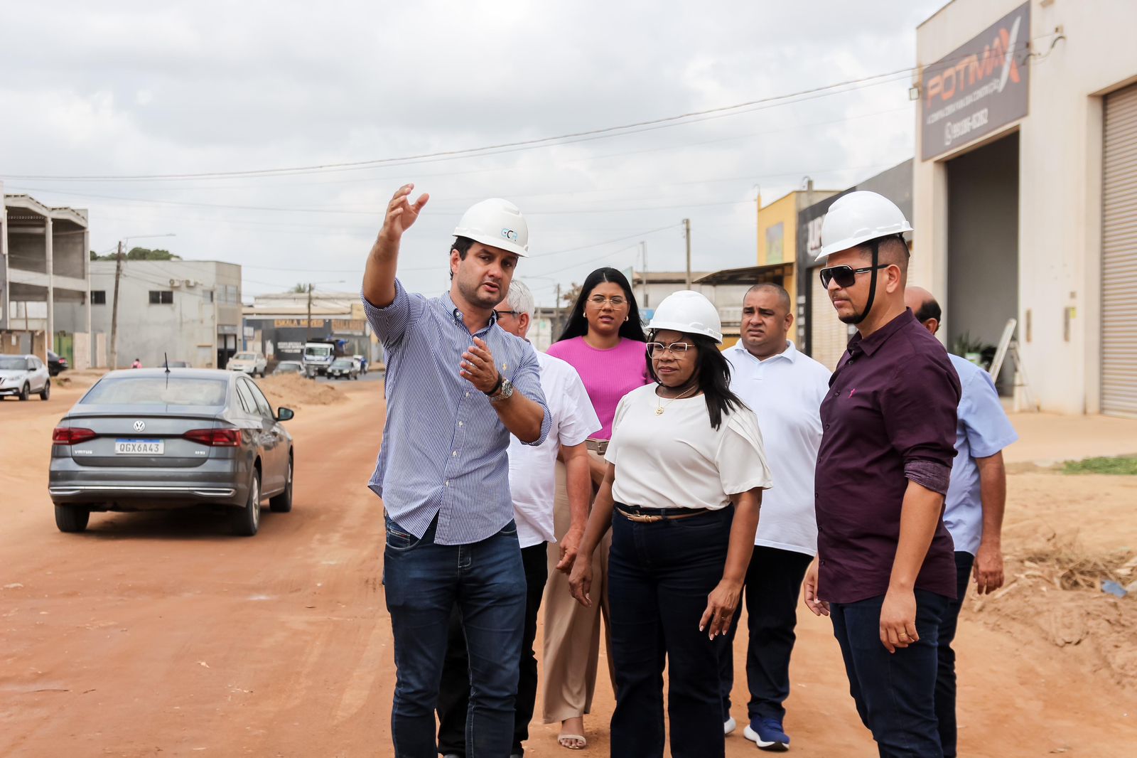 Nilda acompanha avanco das obras de duplicacao da RN 313 em Parnamirim